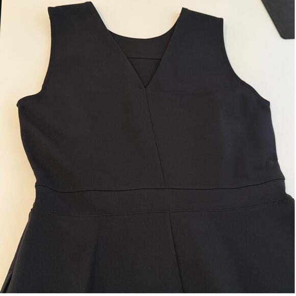 Lands End Sleeveless Fit & Flare Midi Dress Sz 8 Academia Witchcore Jumper Style - Picture 4 of 13